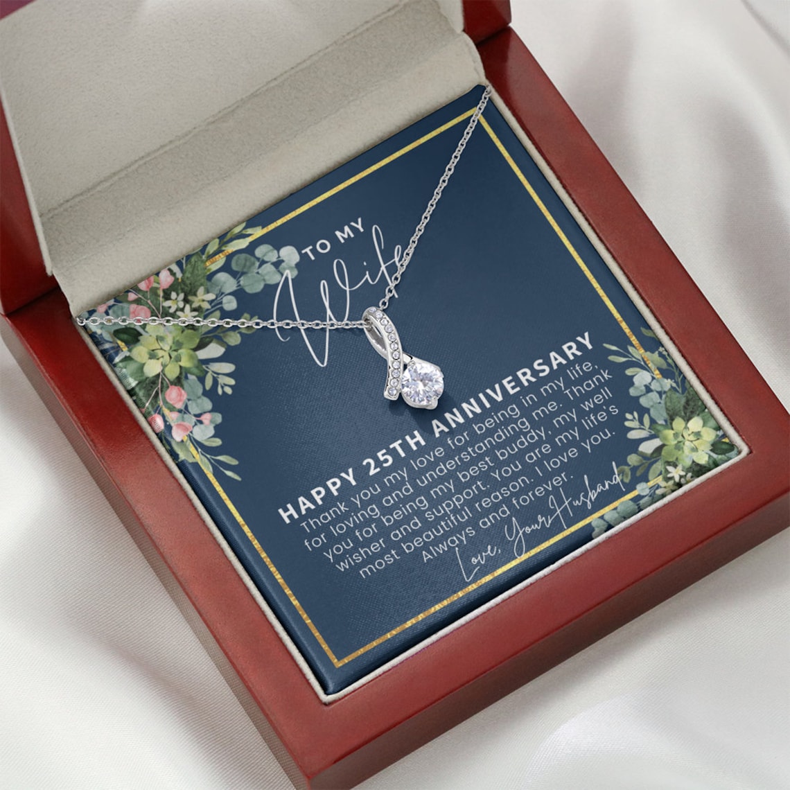 Regalo del 25 aniversario de boda para la esposa Regalos del Etsy España Regalo del 25 aniversario de boda para la esposa Regalos del Etsy España