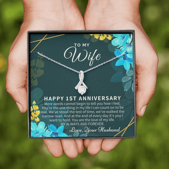1st Anniversary Gift for Wife, 1st Wedding Anniversary, One Year