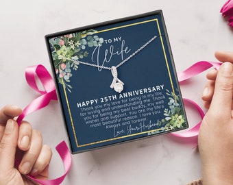 25th Wedding Anniversary Gift for Wife, 25th Anniversary Gifts, 25