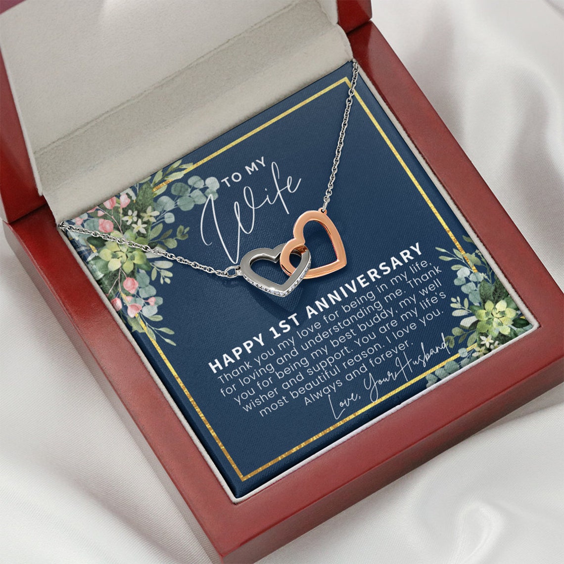 One Year Anniversary Gifts First Anniversary Gift for Her Etsy