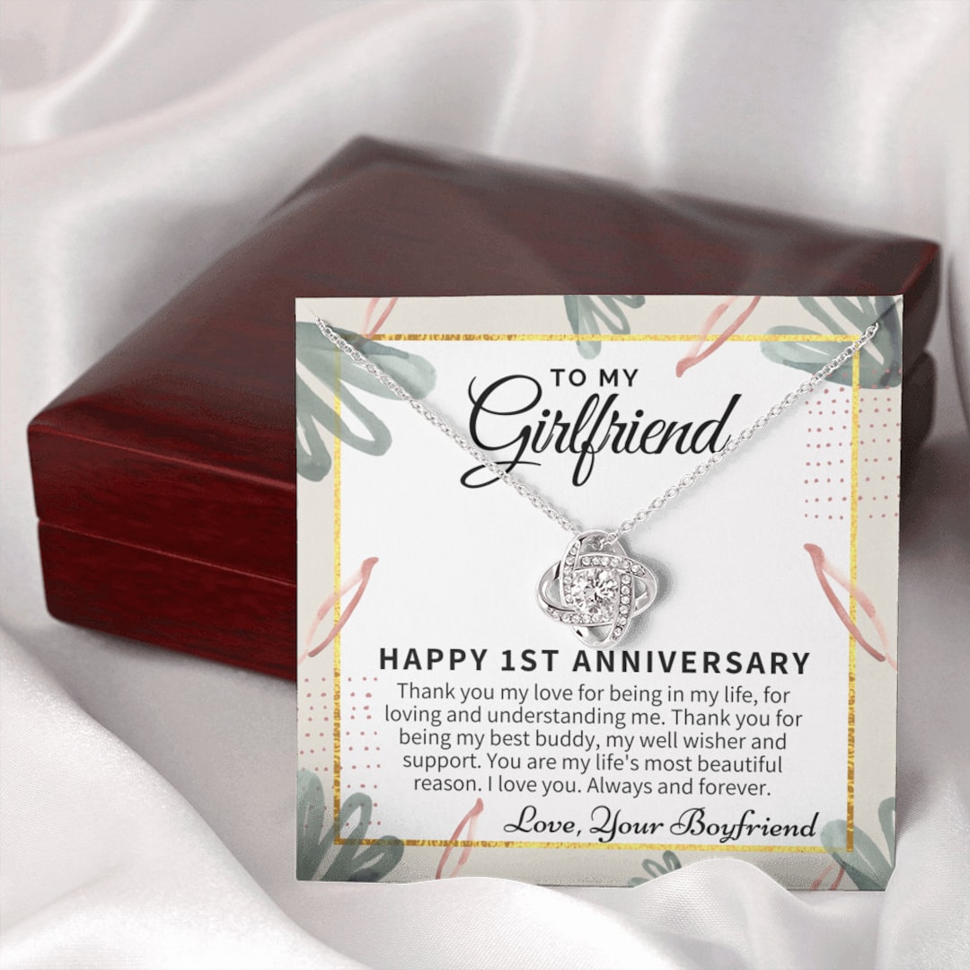 Year Anniversary Gift for Girlfriend, 1st Anniversary Gift for
