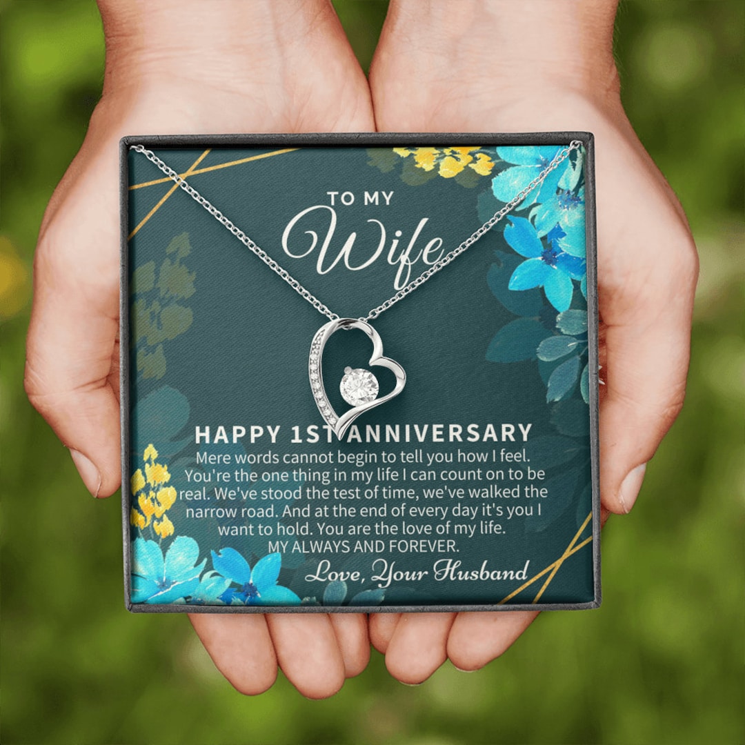 1st Anniversary Gift for Wife, 1st Wedding Anniversary, One Year