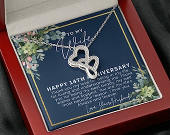 14 Year Wedding Anniversary Gift for Wife, 14th Anniversary Gift