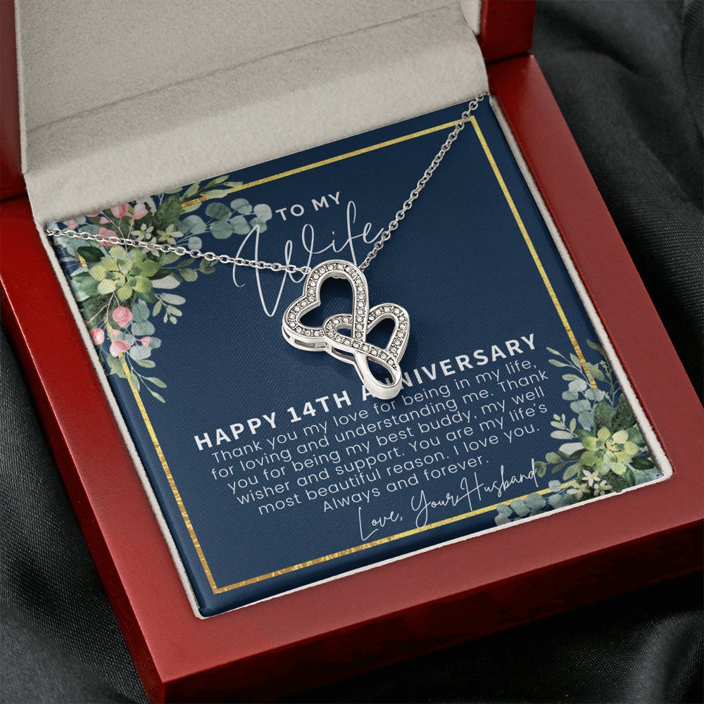 14 Year Wedding Anniversary Gift for Wife, 14th Anniversary Gift for