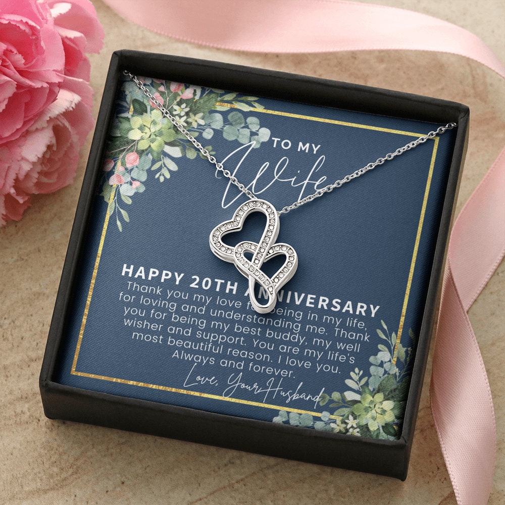20th Wedding Anniversary Gifts For Wife Traditional 20th Wedding