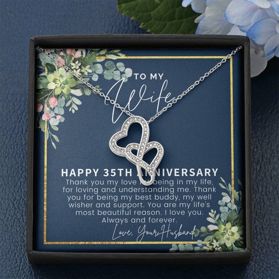 35 Years Wedding Anniversary (Coral, Jade) Tee Gift For Her 35 Years Wedding Anniversary (Coral, Jade) Tee Gift For Her