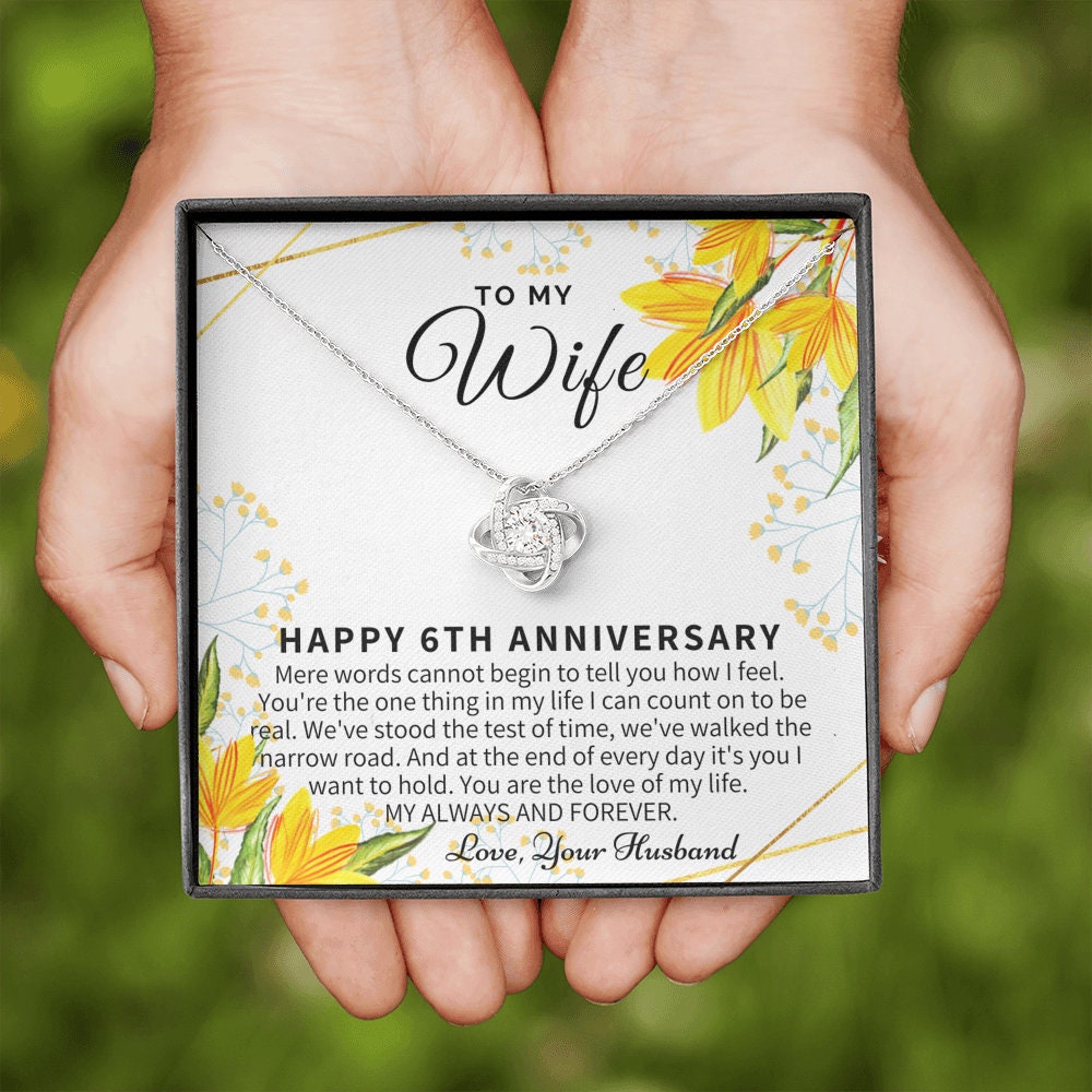 6th Anniversary Gift for Her, 6 Year Anniversary Gift Ideas, 6th