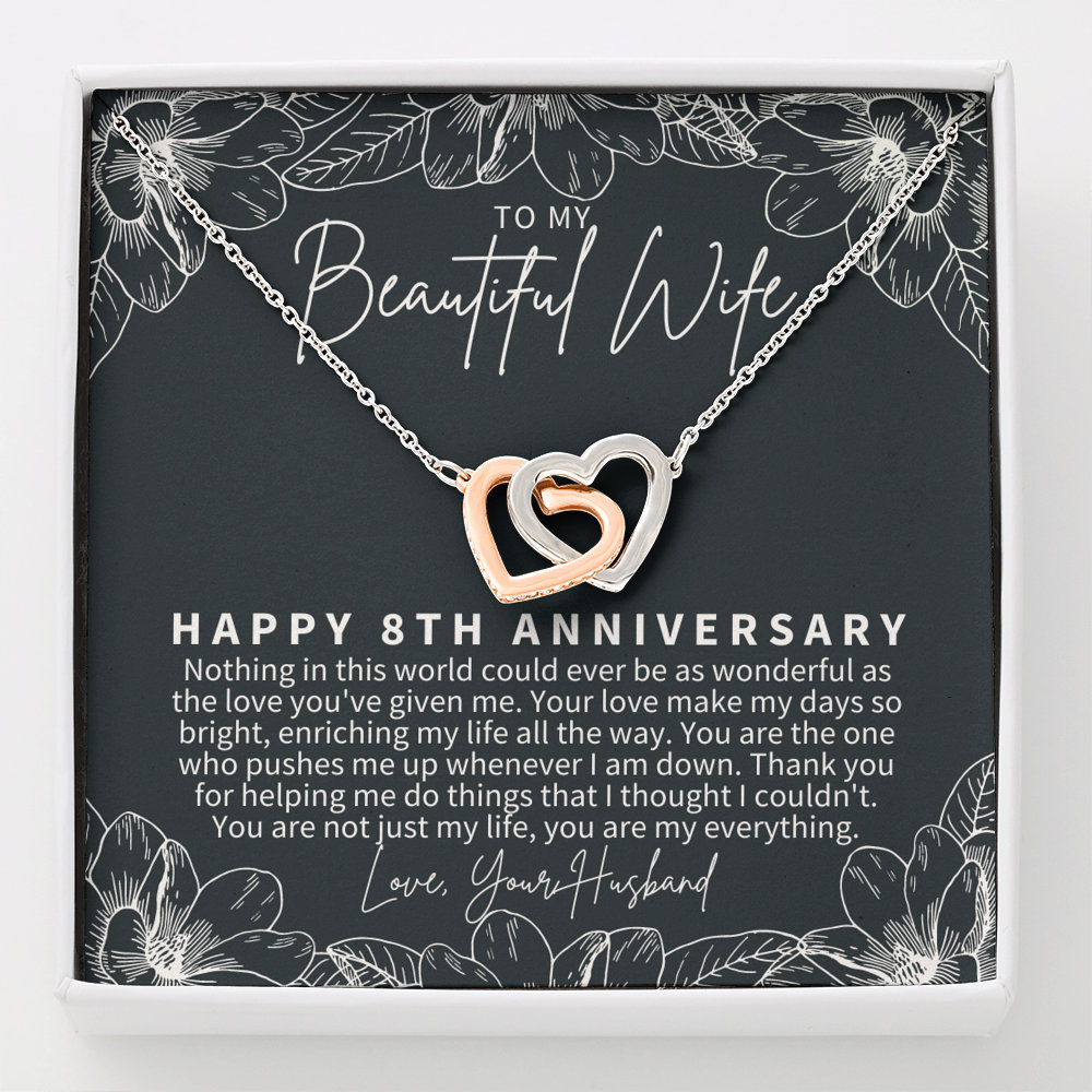 8th Anniversary Gift for Her, 8 Year Anniversary Gifts, 8th
