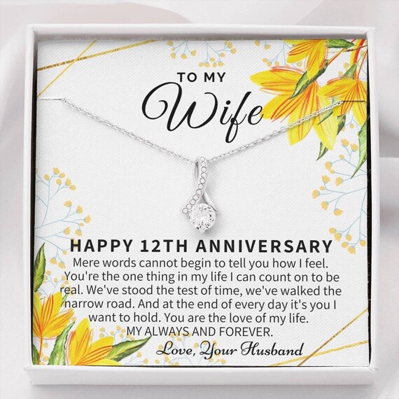 12 year anniversary gift for husband 2025