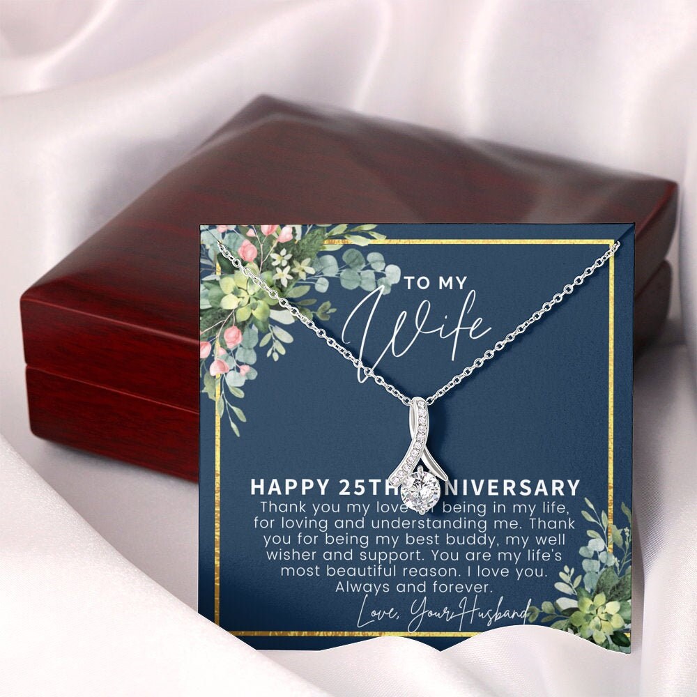 Regalo del 25 aniversario de boda para la esposa Regalos del | Etsy