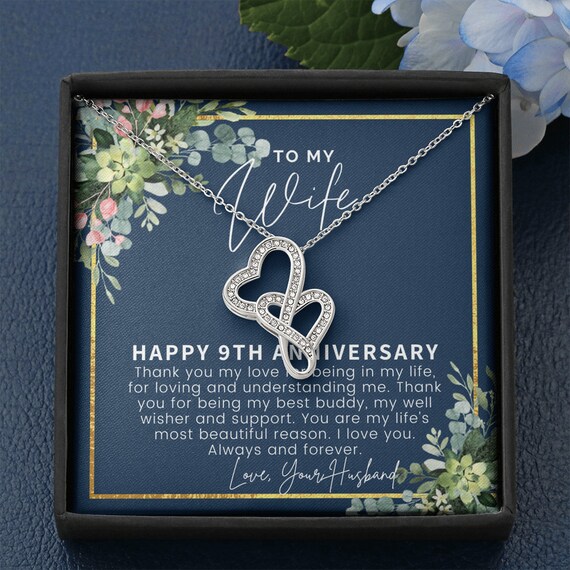 9 Year Anniversary Gift for Wife, 9th Anniversary Gifts, 9 Year