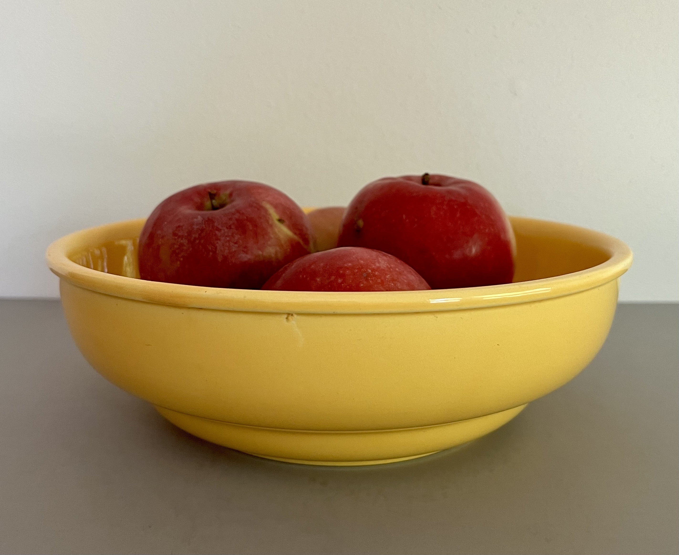 Old fashioned 16 shallow bread making bowl
