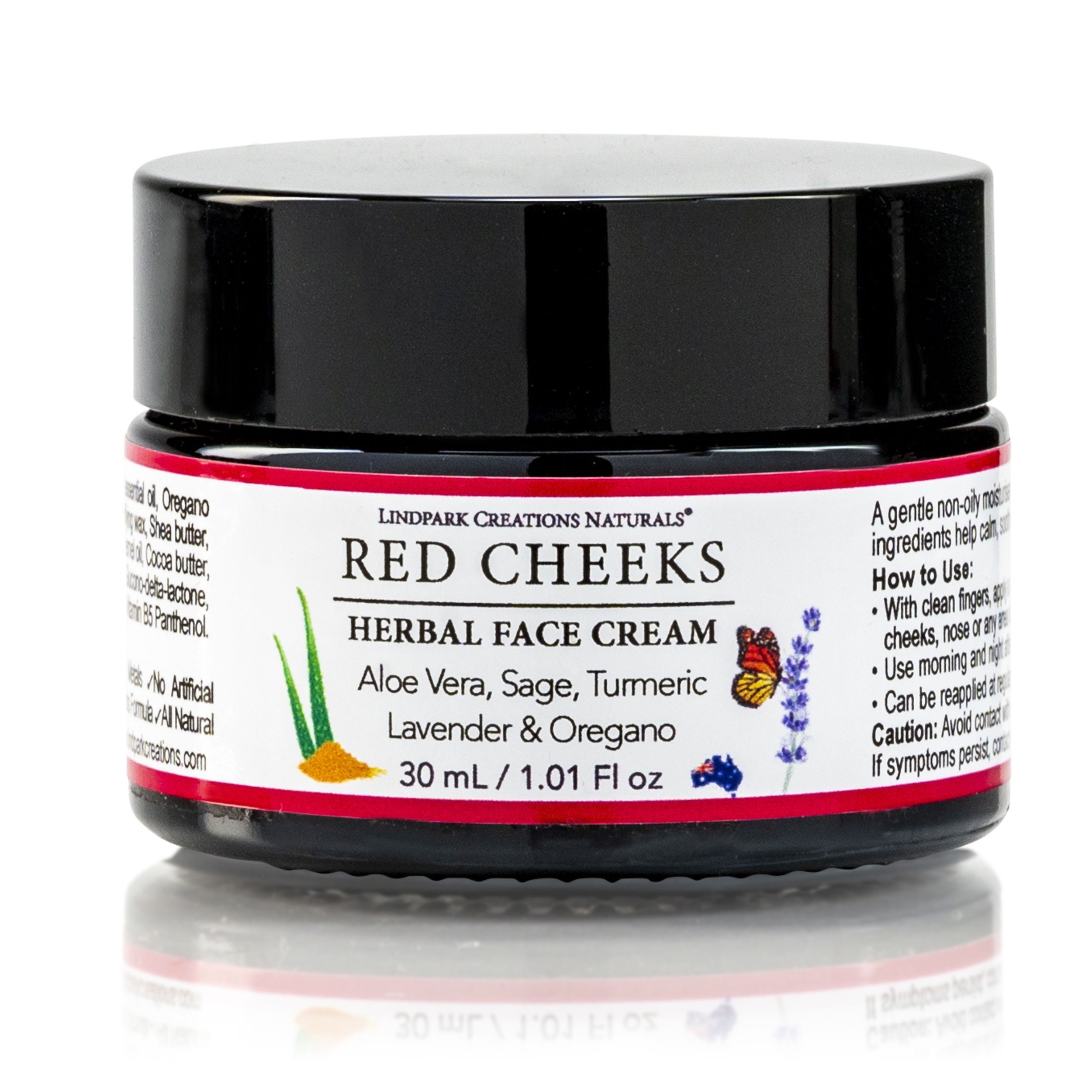 Red Cheeks Face Cream Rosacea With Turmeric Oregano Vitamin