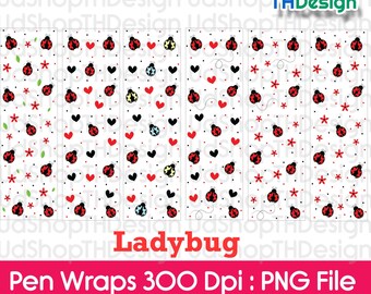 Lady Bugs Pen Wrap