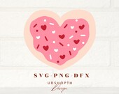 Heart Valentine Svg, Cute Valentine svg, Valentines Day Svg, Valentine Love, cut file for cricut, silhouette cameo, valentines day cut files