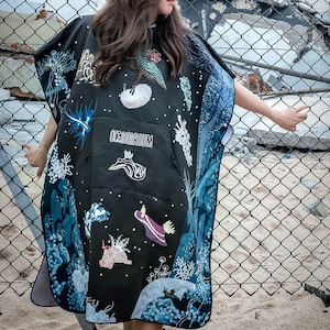 Seaslug nudibranch cloak towel (microfiber)