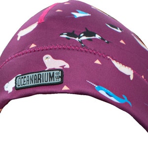 Arctic marinelife neoprene beanie