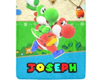 yoshi throw blanket
