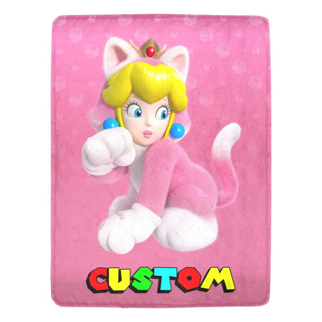 Cat peach plush cheap