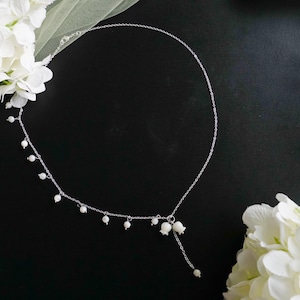 Lily of the valley necklace flower necklace gift for her flower necklace wedding necklace bridal necklace party necklace christmas gift