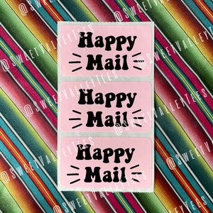 Happy Mail DIGITAL SVG PNG Files| Shipping Supplies | Packaging Sticker File | Happy Mail Sticker File | Happy Mail Clip Art