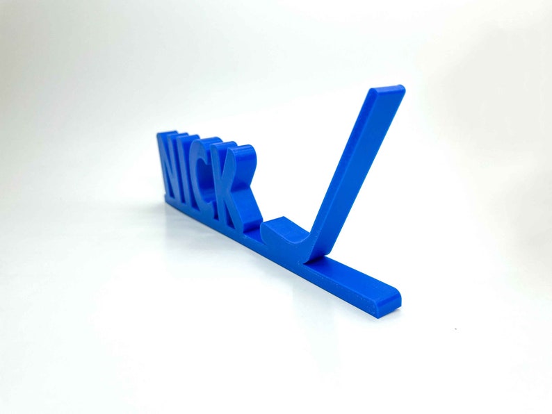 Personalized Hockey Stick Name Stand Gift for Hockey Players Etsy