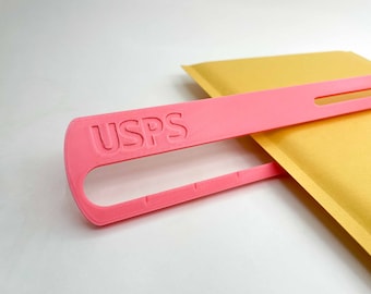 USPS slot sizer - Actual Size - Colourful unique made of plastic - USPS Letters & Large Envelopes (Flats) - Flat Mail