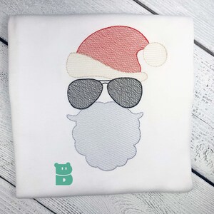 Boys Santa Shirt, Merry Christmas Shirt, Santa Shirt Christmas Shirt, Santa Sunglasses T-shirt, Boys Cool Santa Christmas Gift