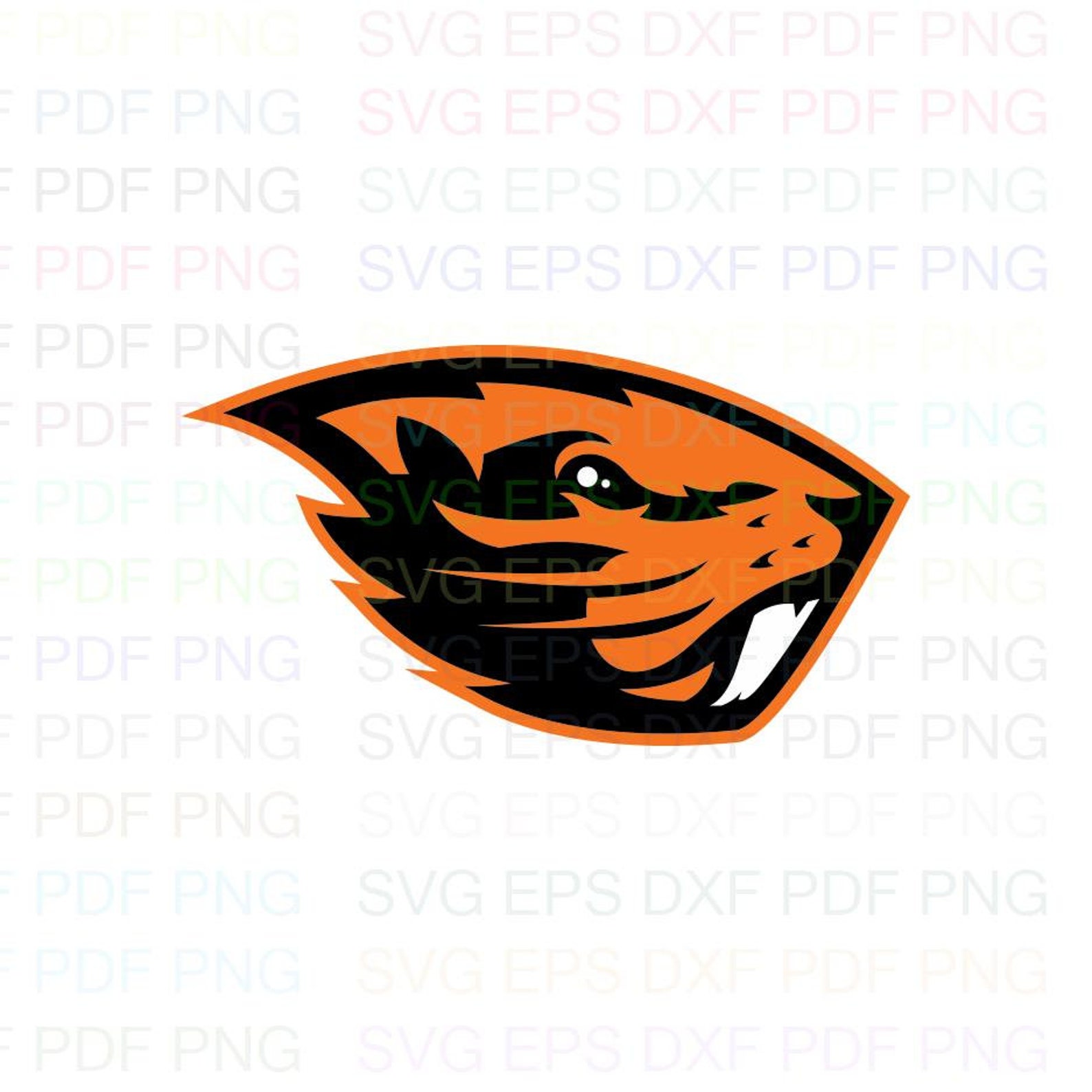 Oregon State Beavers Svg Dxf Eps Pdf Png Cricut Cutting | Etsy