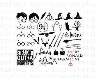 Download Harry Potter Vector Etsy