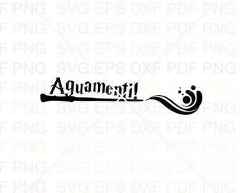 Aguamenti Svg Etsy
