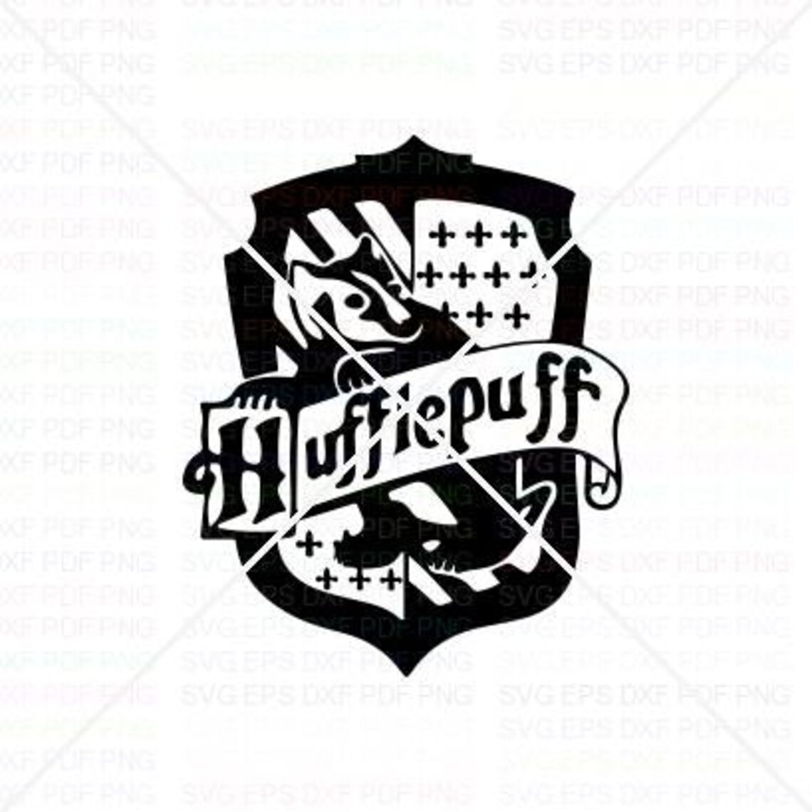 Hufflepuff 2 Svg Dxf Eps Pdf Png Cricut Cutting file | Etsy