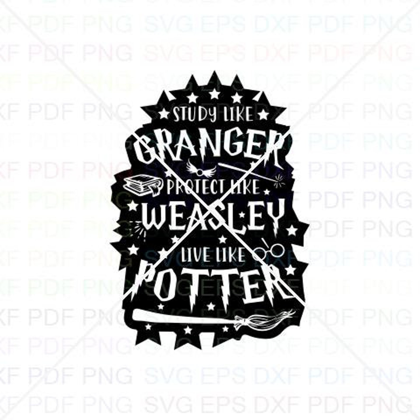 Download 8 Study Like Granger Bold Svg Dxf Eps Pdf Png Cricut ...