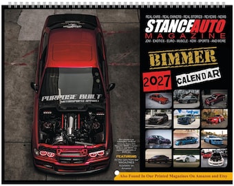 Stance Auto Magazine Bimmers  - 2027 Wall Calendar (US & CA)