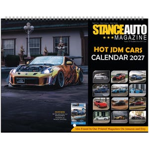 Stance Auto Magazine Hot JDM Cars  2027 Wall Calendars (US & CA)