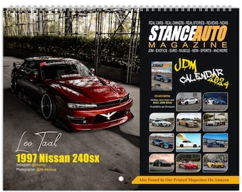 Stance Auto Magazine JDM 2024 Wall calendar (US & CA Only)