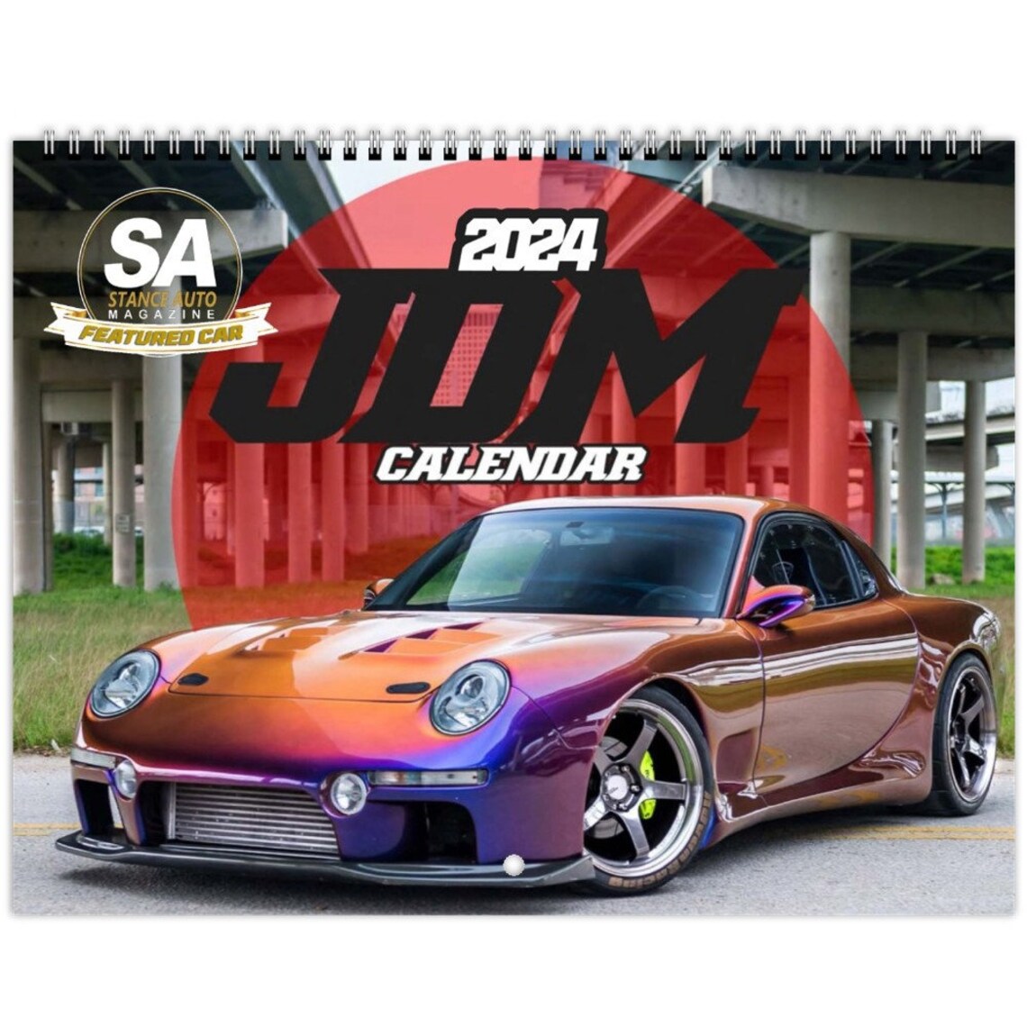 JDM 2024 Wall Calendars US & CA Etsy