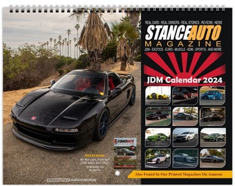 Stance Auto Magazine JDM Bk2 2024 Wall calendars (US & CA Only)