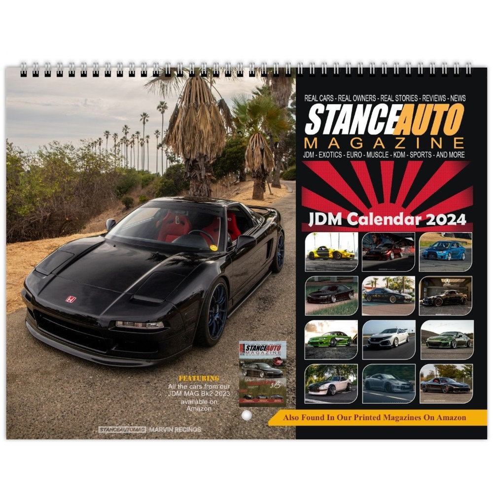 Stance Auto Magazine JDM Bk2 2024 Wall Calendars US & CA Only Etsy