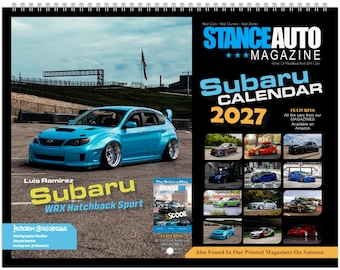 Stance Auto Magazine Subaru 2027 Wall Calendars (US & CA)