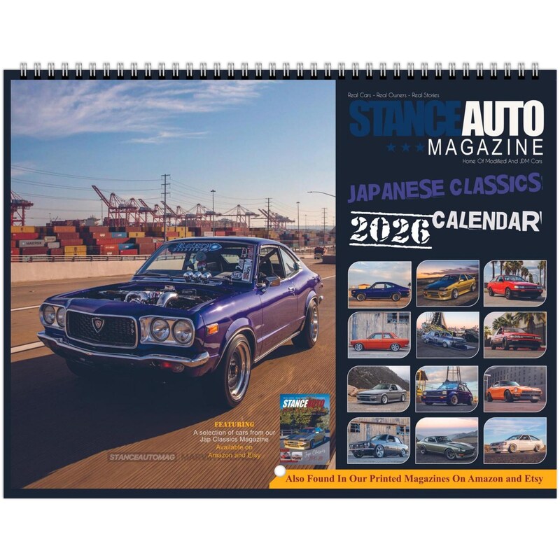 Muscle Car Calendar 2026 Bruce Kaiser Classic Cars Monthly Wall Calender