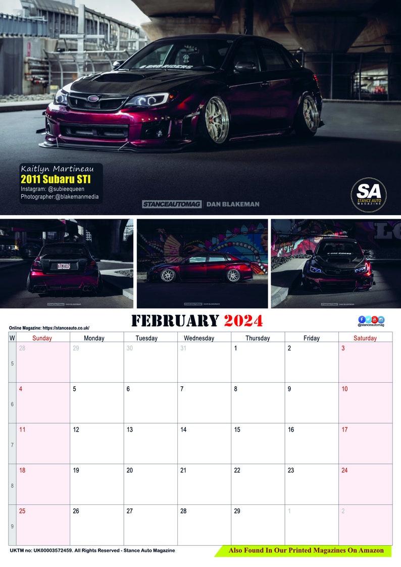 JDM Bk2 2025 Wall Calendars Etsy
