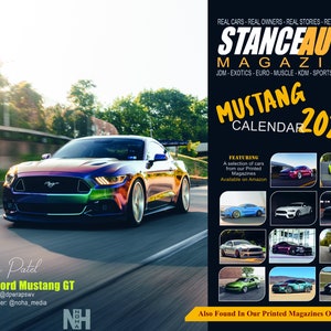 Stance Auto Magazine Mustang 2024 Wall calendars US & CA Only image 1