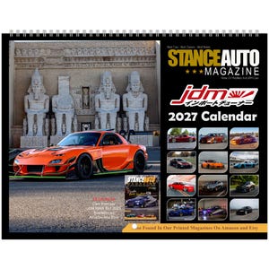 Stance Auto Magazine JDM Cars Book 1 2027 Wall Calendars (US & CA)