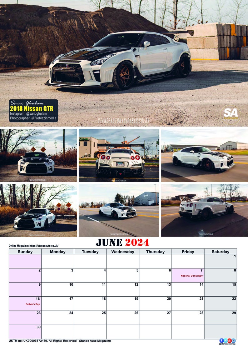JDM 2024 Wall Calendars Etsy