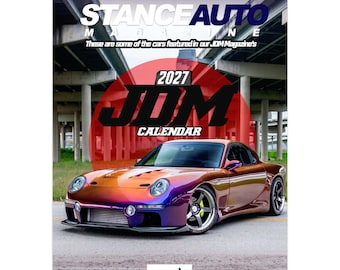 Stance Auto Magazine JDM 2027 A3/A4 Wall Calendars