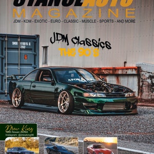 Stance Auto Tryckt Tidskrift JDM 90-tal
