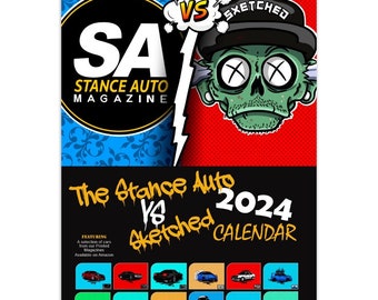 Stance Auto vs Sketched A3/A4 Wall calendars UK/EU/AU