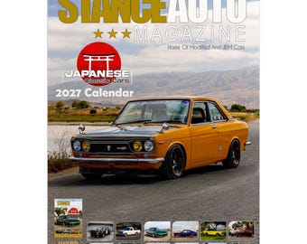 Stance Auto Magazine Japanese Classic Cars Wall Calendars 2027