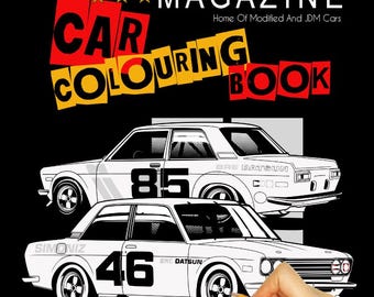 Stance Auto Magazine Car Colouring Book